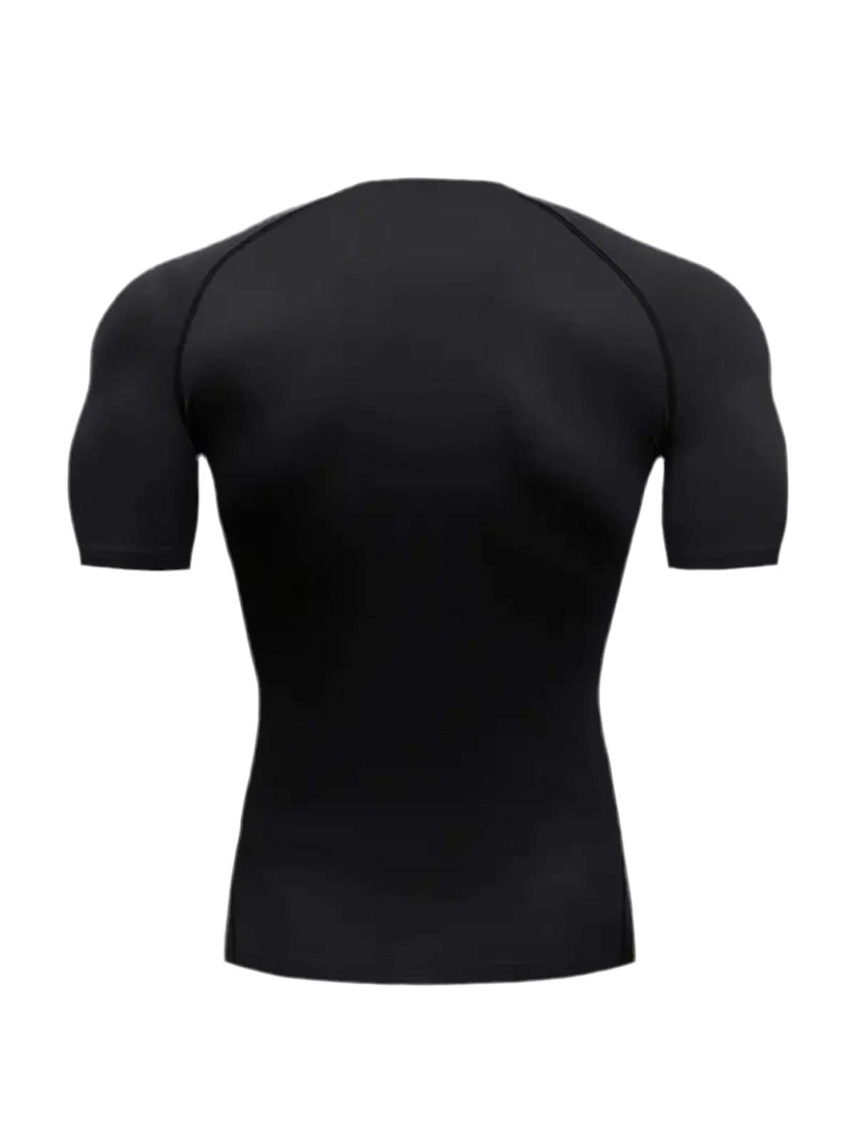 'GENESIS' COMPRESSION TEE - BLACK